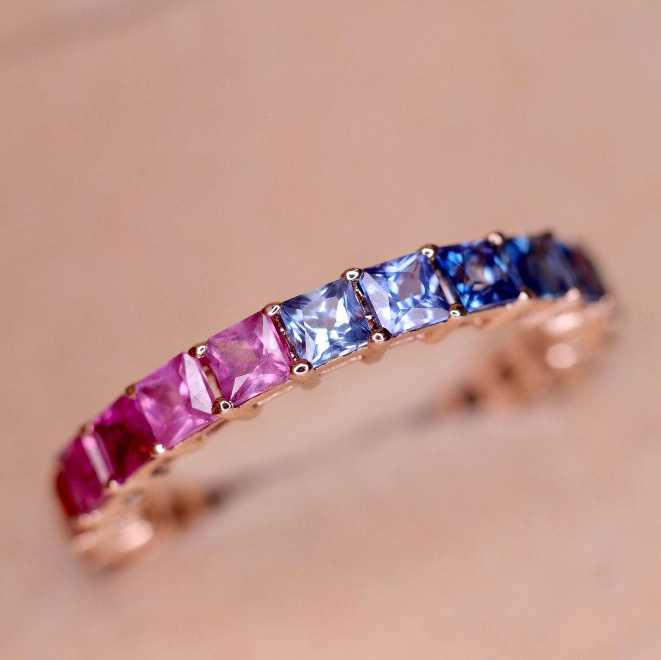 MAZEL TOV princess cut ring